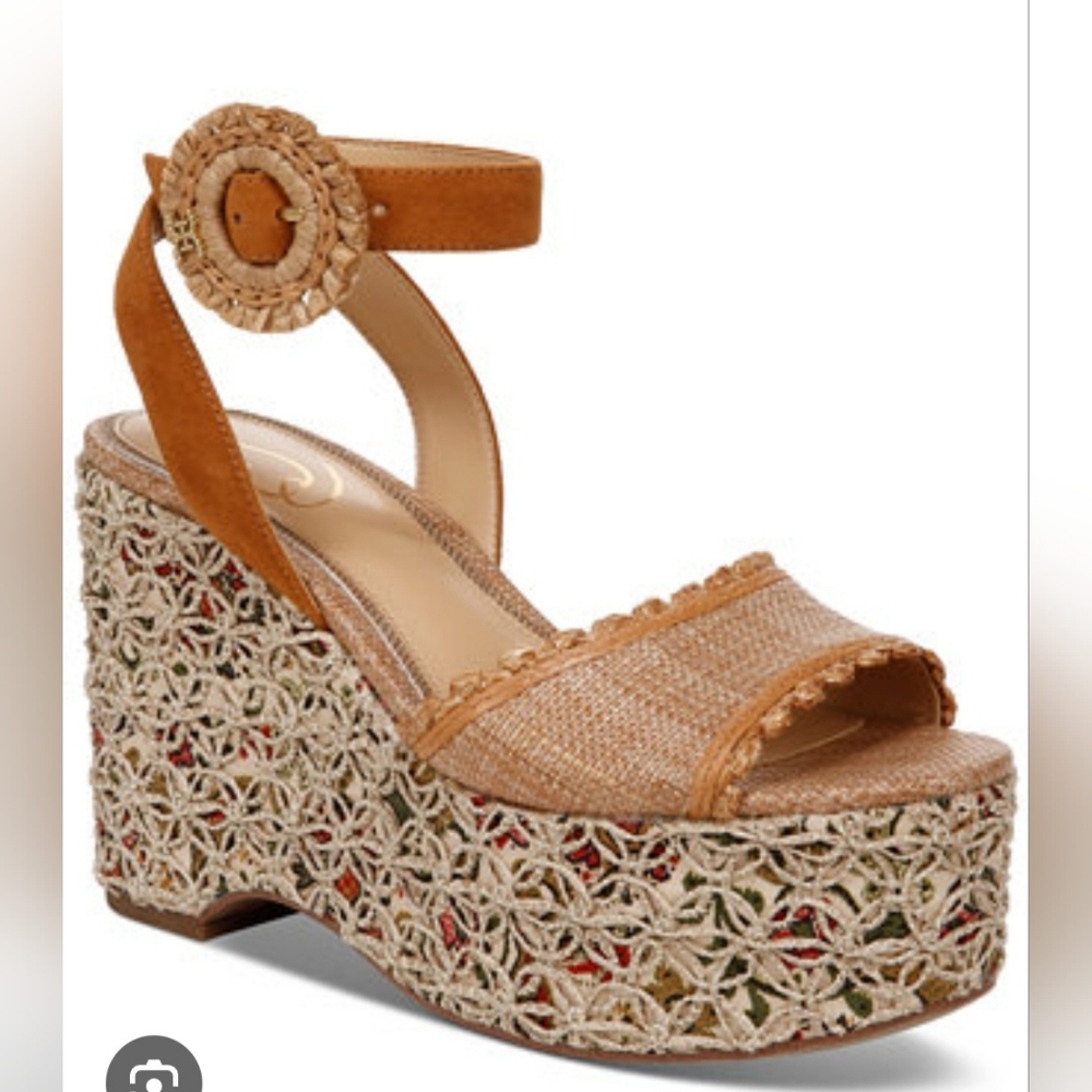 Sam Edelman Amber Espadrille Platform Ankle Strap